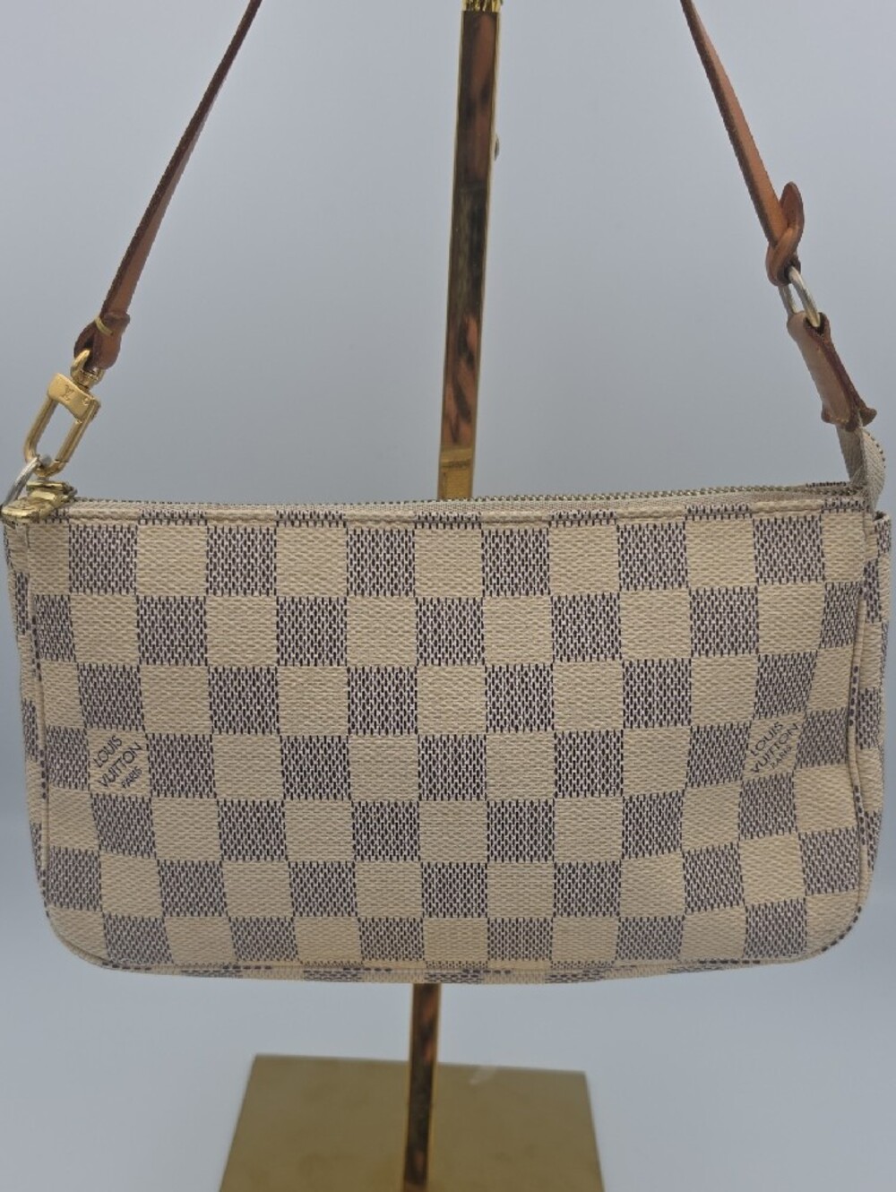 Louis Vuitton Damier Azur Small Pochette Accessoires W/ Original Strap (EUC)COA✨ - Picture 2 of 16